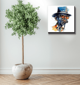 Lyrical Laughter Caricature Canvas Art - Beyond T-shirts